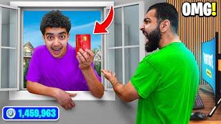 He BROKE Into My NEW House To STEAL My Credit Card For V-Bucks.. (FORTNITE!)