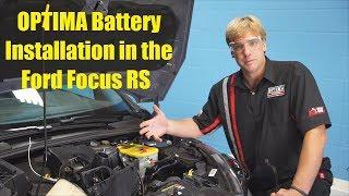 Ford Focus RS (2016) OPTIMA Upgrade - New Battery Install