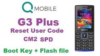 Qmobile G3 plus flash file SPD 6531 Reset user Code Boot Key