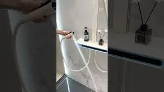 Amazing showerhead #shower#showerhead #showgoals #waterpressure #modernbathroom #homespa #showertech