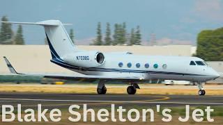 VAN NUYS AIRPORT PRIVATE JETS | Plane landing and takeoff video