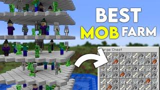 Minecraft ALL MOB Farm Tutorial! 1.19 AFK - EASY Build