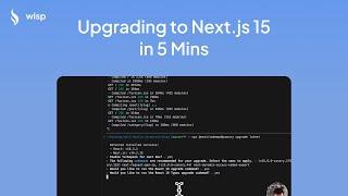 Upgrading to Next.js 15 in 5 min (Using Codemod)