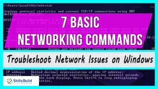  7 Basic Network Commands - Troubleshoot Network Issues on Windows (PING, TRACERT, IPCONFIG, etc.)