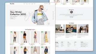 How To Make Ecommerce Website Using HTML And CSS Step By Step | Complete Responsive Design