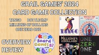 Tango, Bottle Imp, Millions of Dollars & One Zero One! Grail Games' 2024 Card Game Collection!