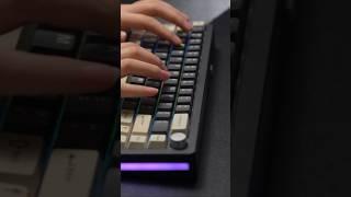 Typing ASMR of YUNZII AL66 aluminum hot swappable mechanical keyboard #yunzii #gaminglife #asmr