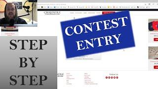 Contest Entry Step-by-step