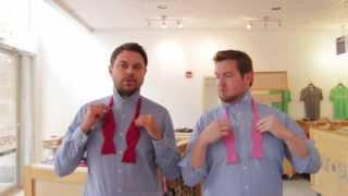 How to Tie the Perfect Bow Tie | Lessons from a Men's Shop