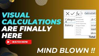  NEW FEATURE : Magic of Visual Calculations in Power BI | MiTutorials