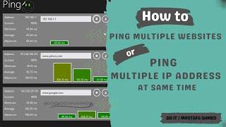 How to Ping Multiple Websites or Multiple IP Address at Same Time