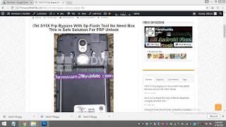 itel s11x frp unlock with only 80 mb frp reset file without box using sp flash tool