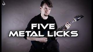 5 METAL GUITAR LICKS