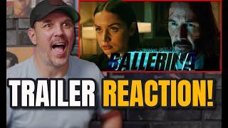 From the World of John Wick: Ballerina (2025) TRAILER REACTION!!