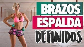 TONIFICAR BRAZOS Y ESPALDA: elimina rollitos | Back and Arms Workout