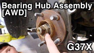 Wheel Bearing & Hub Replacement AWD *With Torque Specs & Pro Tips* [Infiniti/Nissan G37X/G35X/Q50..]