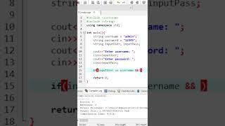 Simple Login in c++ #shorts #shortvideo #coding #codingtips #programming #cpp #codingtutorial