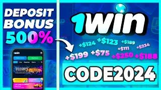 1WIN ПРОМОКОД: "CODE2024" — БЕСПЛАТНЫЕ ВРАЩЕНИЯ 500% К ДЕПОЗИТУ И КЭШБЕК (1win promo code review)