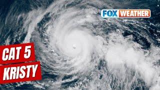 Kristy Strengthens Into Monster Category 5 Hurricane in Eastern Pacific