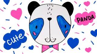 HOW TO DRAW A CUTE PANDA