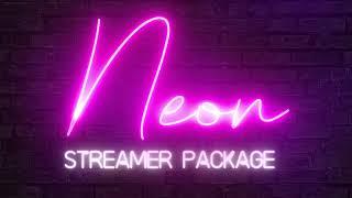 NEON PINK STREAMER PACKAGE - Overlays, Alerts, Panels & Scenes