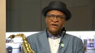 Bobby Watson visiting the Vandoren Studio in Chicago