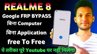 Realme 8 (RMX3085) Frp Bypass Realme UI 2.0 | Realme 8 ka lock kaise tode without pc free 2022