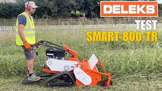 DELEKS® SMART-800-TR: prova in campo della trinciatrice per terreni in pendenza