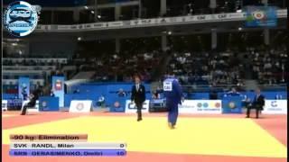 European Judo Championship Chelyabinsk 2012 -90kg RANDL (SVK)-GERASIMENKO (SRB)