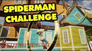 HELLO NEIGHBOR SPIDERMAN CHALLENGE | Hello Neighbor Mod