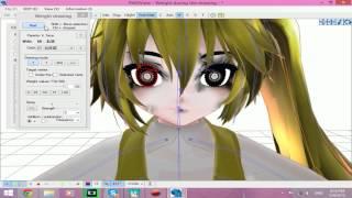 MMD Fix Eye Control Bones