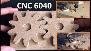 Milling Wooden Gears on my CNC 6040 Router