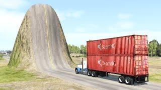 Cars vs Giant Bulge #5 – BeamNG.Drive