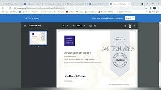 how to download coursera Certificate | AVR Tech Videos