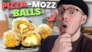 I Invented the Next Viral Food Snack - Mozzarella Pizza Balls!