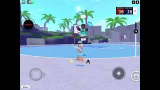 playing against toxic players in hoopz 1v1s! (Roblox Basketball)