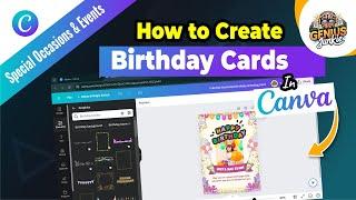 Create the BEST Birthday Cards in 3 Minutes or Less with Canva | Quick & Easy Guide