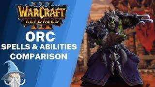 Orc Spells and Abilities Comparison (Reforged vs Classic) | Warcraft 3 Reforged Beta