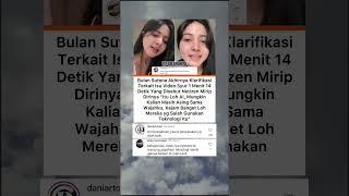 Bulan Sutena Akhirnya Klarifikasi Terkait Isu Video Viral 1 Menit 14 Detik #viralvideo #bulansutena