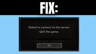 How to Fix Dark and Darker Failed To Connect To The Server | Stuck On Connecting Error