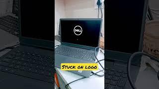 Dell Inspiron laptop won't boot and is stuck on Dell logo screen