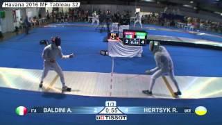 FE M F Individual Havannah GP 2016 T32 09 blue HERTSYK UKR vs BALDINI ITA