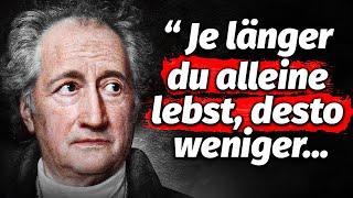 Zitate von J.W. Goethe, die durch ihre Weisheit beeindrucken | Lebensverändernde Zitate