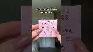 Slay with Busties Kris Cross bandeau taping method! 