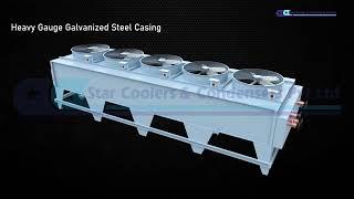 Flat Bedded Dry Cooler - 3D Product Animation