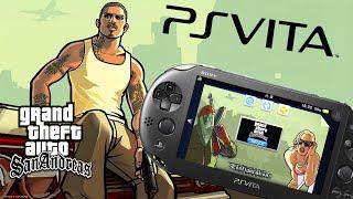 Ps Vita GTA San Andreas/FPS Test/ГТА Сан Андреас на ps Vita gameplay