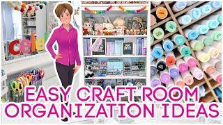 25 WAYS TO ORGANIZE YOUR CRAFT ROOM