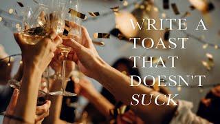 4 Tips for Writing a Wedding Toast