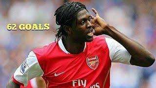 Emmanuel Adebayor : All 62 goals for Arsenal