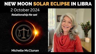 New Moon Solar Eclipse October 2024 in Libra - Relationship Re-Set